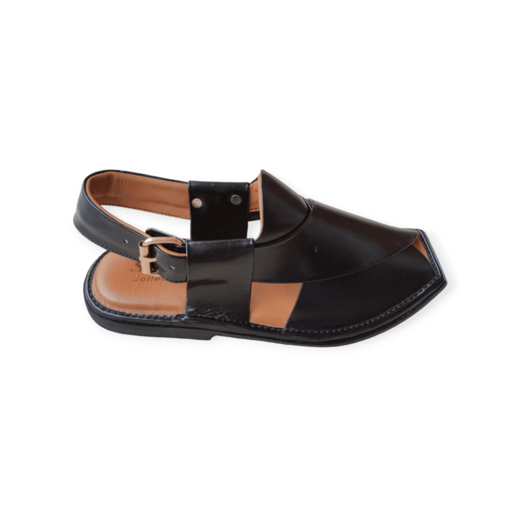 Peshawari Black Chappal