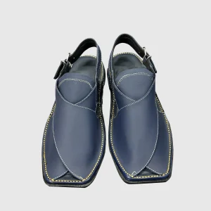 peshawari chappal blue colour