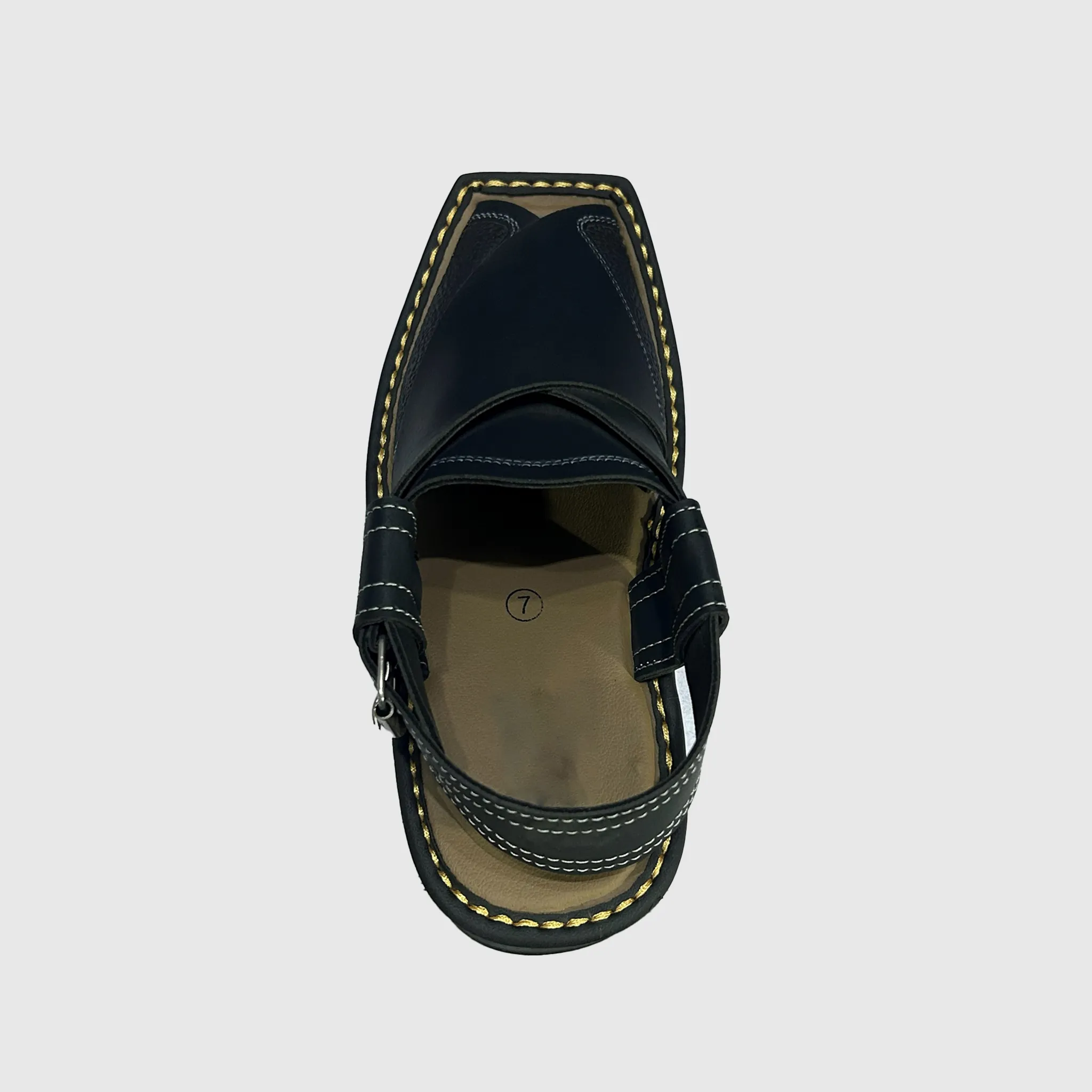 Peshwari Chappal top view