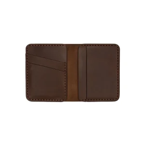Leather wallet for men - chocolate Brown