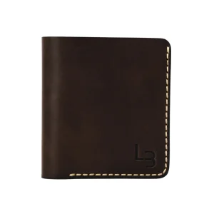 Leather wallet for men - Dark Brown