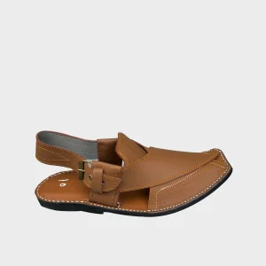 Peshawari Chappal Camel Brown