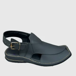 Peshawari Chappal CharCoal Black