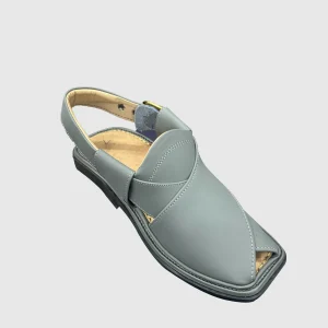 Peshawari Chappal Light Grey Color