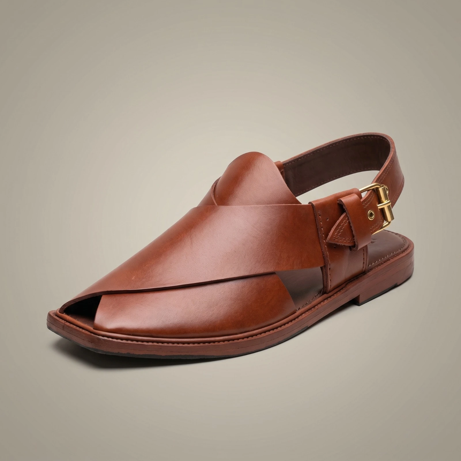 Peshawari Chappal Red Brown (3)