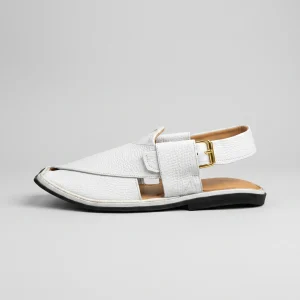 White Peshawari Chappal (2)