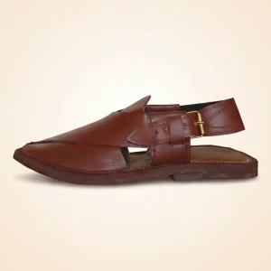 Dark Brown Peshawari chappals