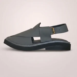 Dark Grey Kaptaan Chappal in Pakistan