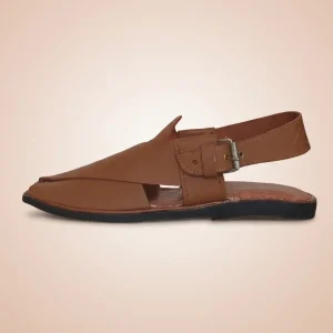 Brown elegenat peshawari chappal